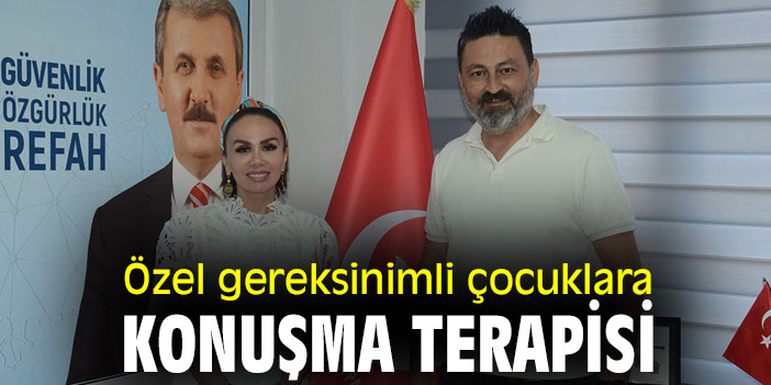 Özel gereksinimli çocuklara konuşma terapisi