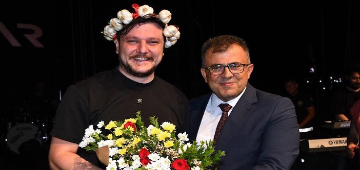 Ekin Uzunlar, festivalde sahneye çıktı