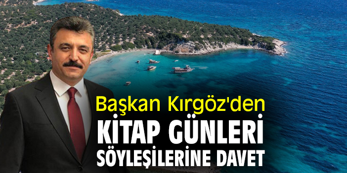 Başkan Kırgöz'den Kitap Günleri Söyleşilerine davet