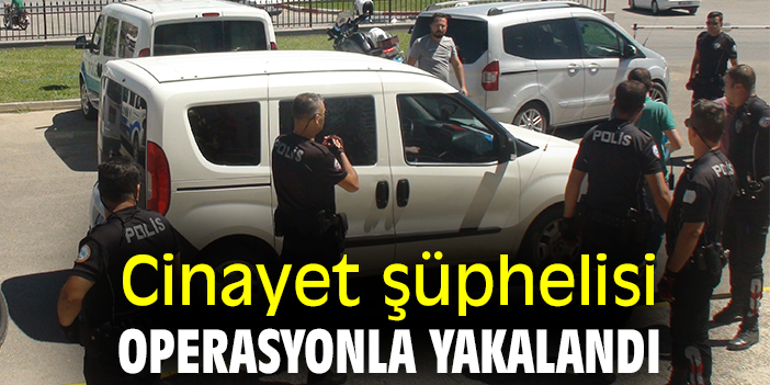 Cinayet şüphelisi operasyonla yakalandı
