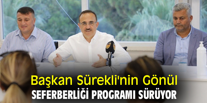 Kerem Ali Sürekli'nin Gönül Seferberliği programı sürüyor