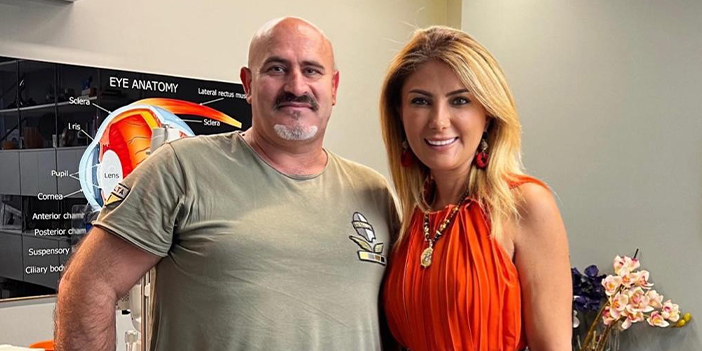 Gurbetçi hasta göz sağlığına İzmir’de kavuştu