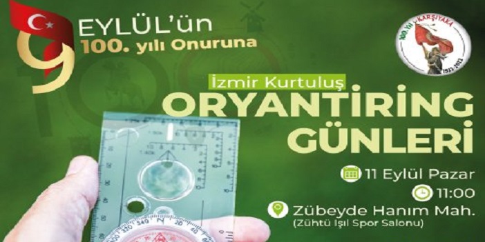 İzmir Kurtuluş Oryantiring finali Karşıyaka'da yapılacak