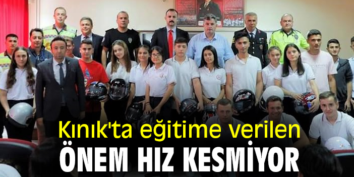 Kınık'ta eğitime verilen önem hız kesmiyor