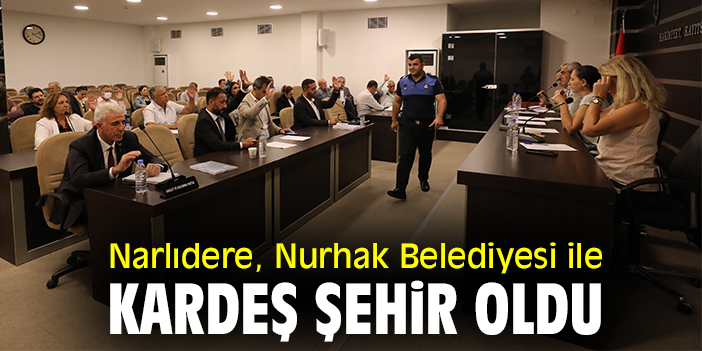 Narlıdere, Nurhak Belediyesi ile kardeş şehir oldu