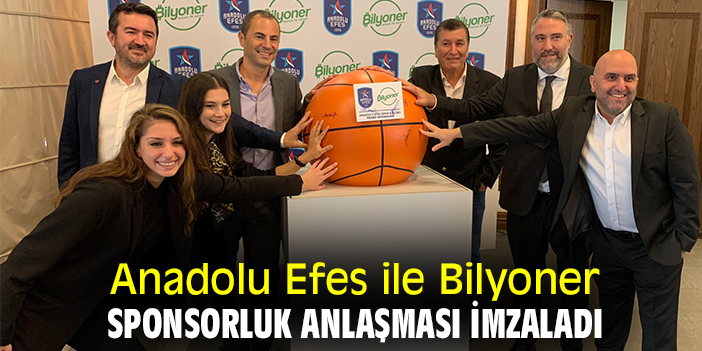Anadolu Efes ile Bilyoner sponsorluk anlaşması imzaladı