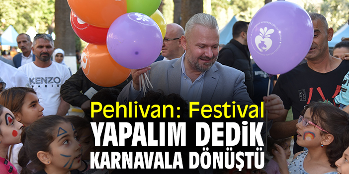 Pehlivan: Festival yapalım dedik karnavala dönüştü
