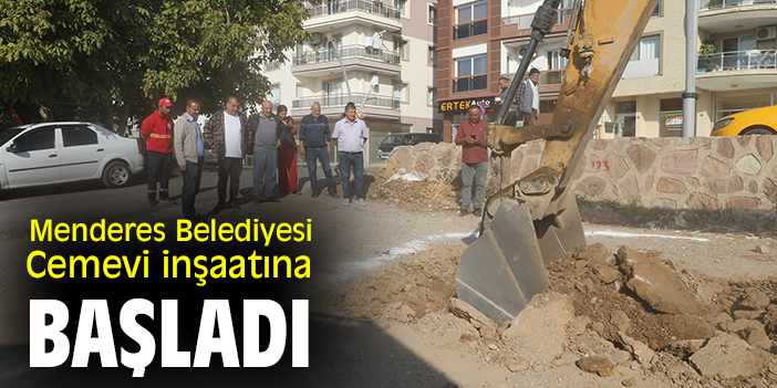 Menderes Belediyesi Cemevi inşaatına başladı