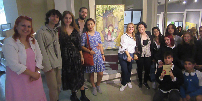 Bornova'da şiirler resme dönüştü