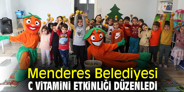 Menderes Belediyesi, C Vitamini etkinliği düzenledi