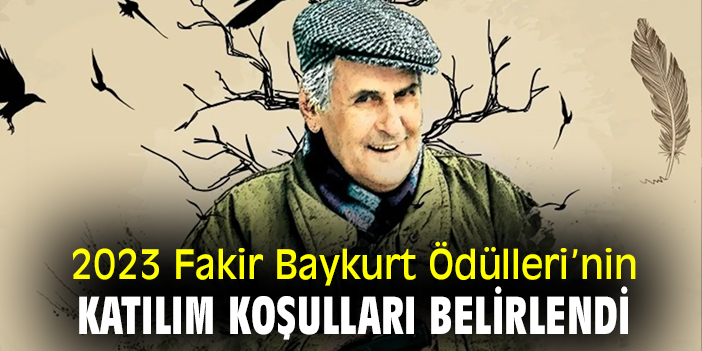 2023 Fakir Baykurt Ödülleri'nin katılım koşulları belirlendi