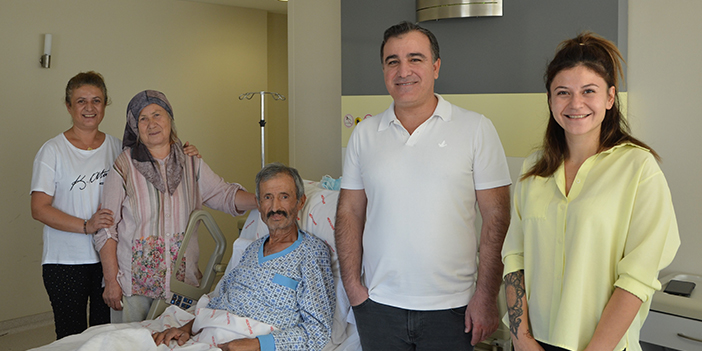 Dedesine karaciğerini bağışladı