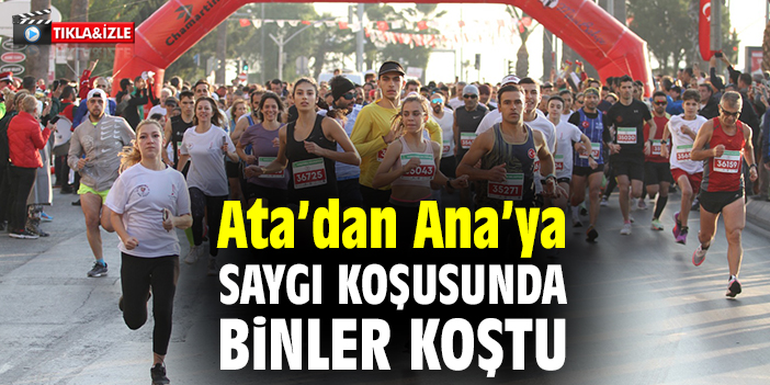 Ata’dan Ana’ya Saygı Koşusunda binler koştu