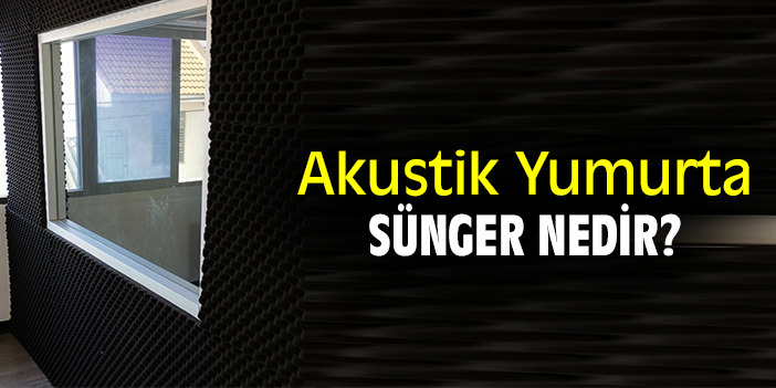 Akustik Yumurta Sünger Nedir?
