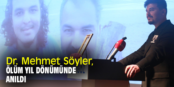 Dr. Mehmet Söyler, ölüm yıl dönümünde anıldı