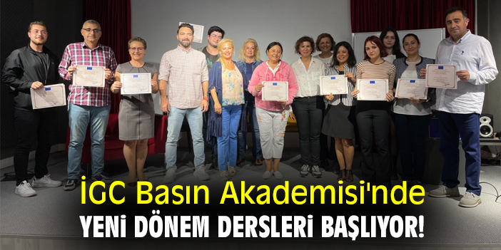 İGC Basın Akademisi'nde yeni dönem dersleri başlıyor!