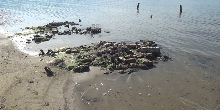 Su çekildi, Antik Kent göründü