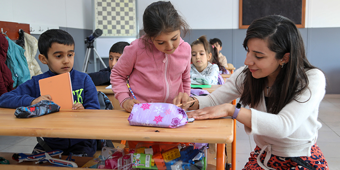 Konteyner kentte ders zili çaldı