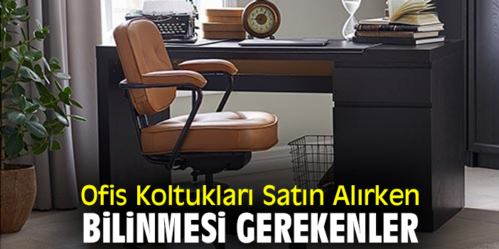 Ofis Koltukları Satın Alırken Bilinmesi Gerekenler