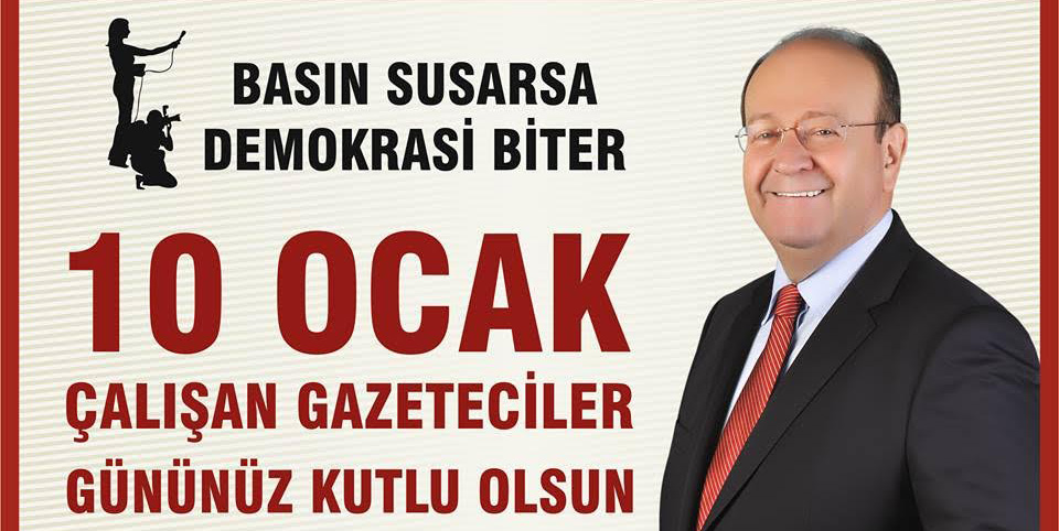 BAŞKAN ÖZAKCAN’IN ‘10 OCAK ÇALIŞAN GAZETECİLER GÜNÜ’ MESAJI