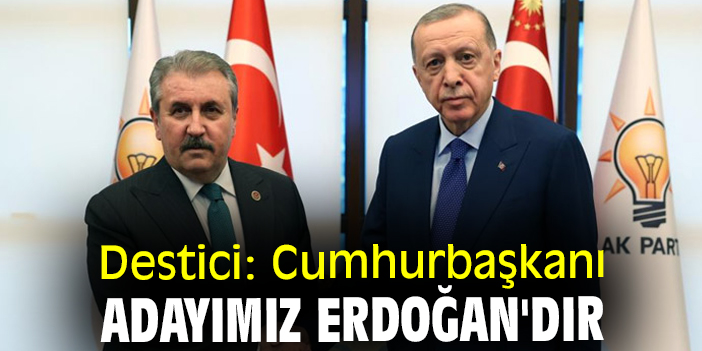 Destici: Cumhurbaşkanı adayımız Erdoğan'dır