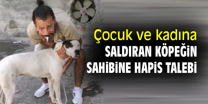 Çocuk ve kadına saldıran köpeğin sahibine hapis talebi