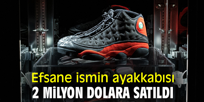 Efsane ismin ayakkabısı 2 milyon dolara satıldı