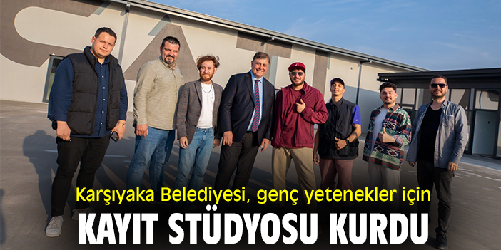 Karşıyaka Belediyesi, genç yetenekler için kayıt stüdyosu kurdu