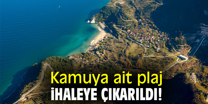 Kamuya ait plaj ihaleye çıkarıldı!