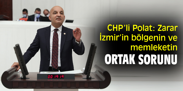 CHP’li Polat: Zarar İzmir’in bölgenin ve memleketin ortak sorunu