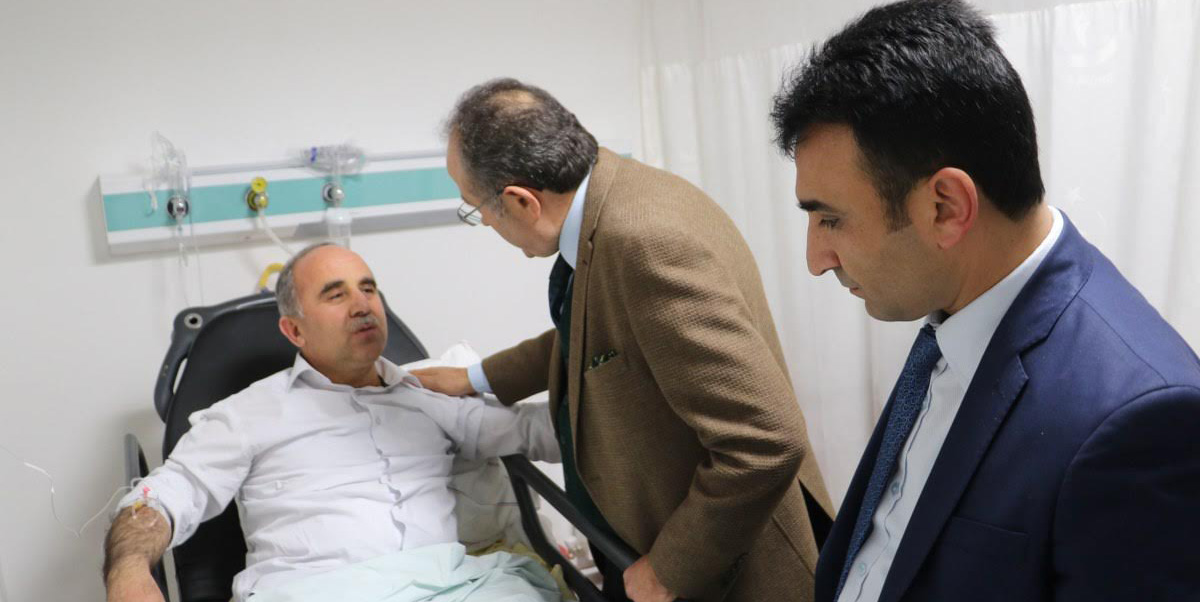 Başkan Akyol’a Geçmiş Olsun Ziyareti