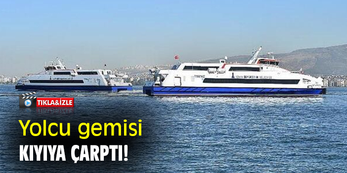 Yolcu gemisi kıyıya çarptı!