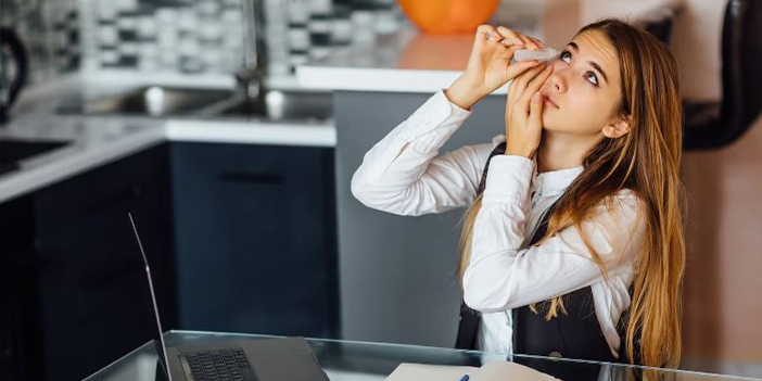 Göz kuruluğunda belirtiler!