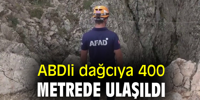 ABDli dağcıya 400 metrede ulaşıldı