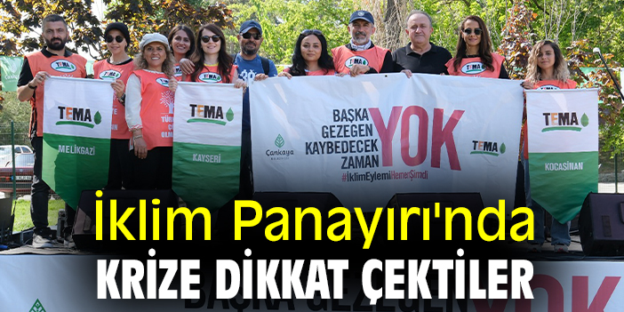 İklim Panayırı'nda krize dikkat çektiler