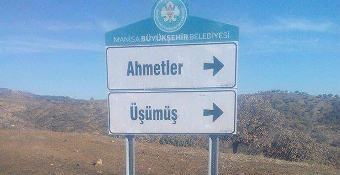 Demirci’de Trafik Levhaları Yenilendi 