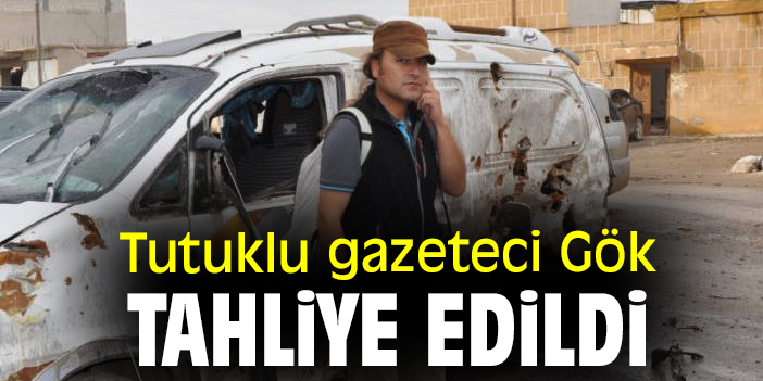 Tutuklu gazeteci Gök, tahliye edildi