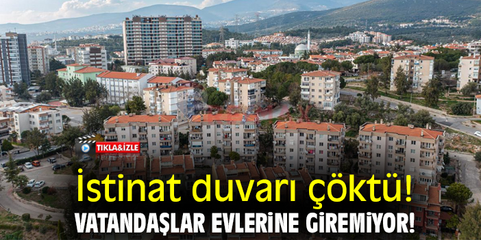 İstinat duvarı çöktü! Vatandaşlar evlerine giremiyor!