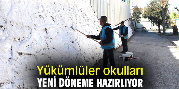 Yükümlüler okulları yeni döneme hazırlıyor