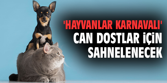 'Hayvanlar Karnavalı' can dostlar için sahnelenecek