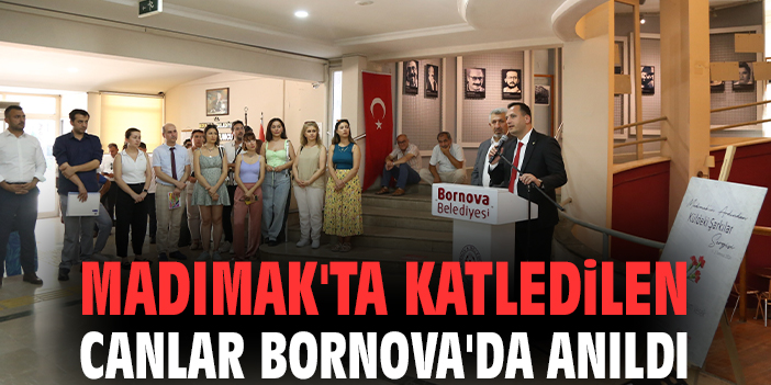 Madımak'ta katledilen canlar Bornova'da anıldı