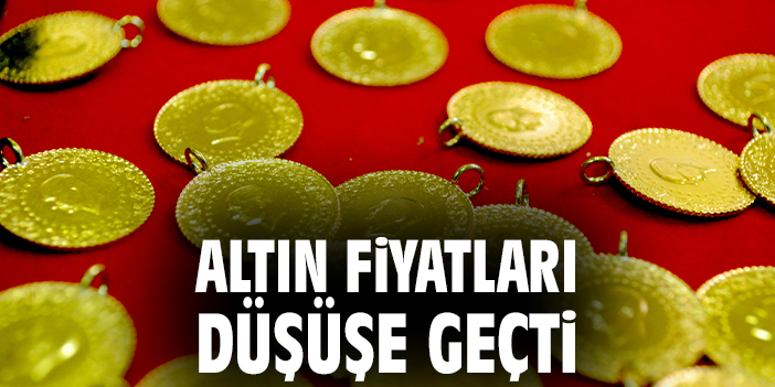 Altın fiyatları düşüşe geçti