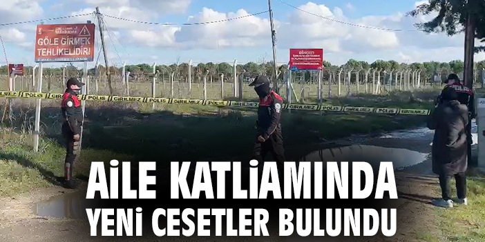 Aile katliamında yeni cesetler bulundu