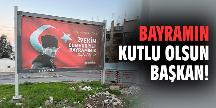 Bayramın kutlu olsun Başkan!