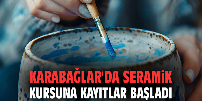 Karabağlar'da seramik kursuna kayıtlar başladı
