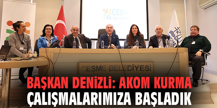 Başkan Denizli: AKOM kurma çalışmalarımıza başladık