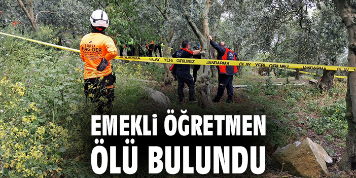 Emekli öğretmen ölü bulundu