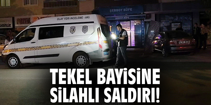Tekel bayisine silahlı saldırı!