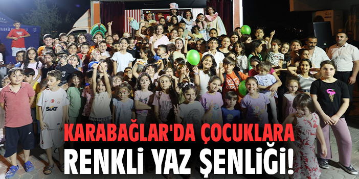 Karabağlar'da çocuklara renkli yaz şenliği!