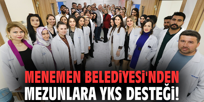 Menemen Belediyesi'nden mezunlara YKS desteği!